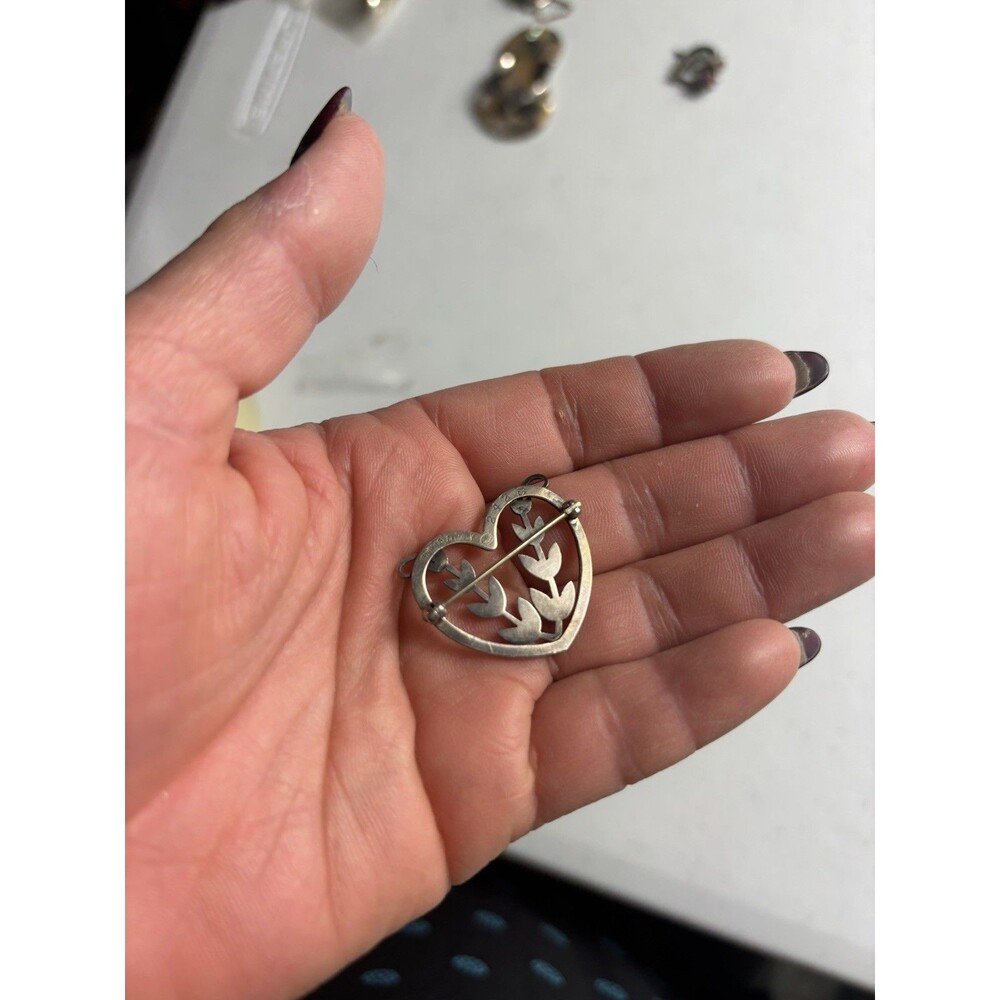 Georg Jensen  Sterling Silver Brooch # 242B Early Mark